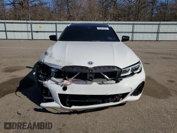2021 BMW 3 Series M340i xDrive with VIN 3MW5U9J05M8C08378, listed as a Copart auction lot 46323565 with 34,604 mi miles and Salvage Title. Bid and sale history available at carsss.com. Image 5.