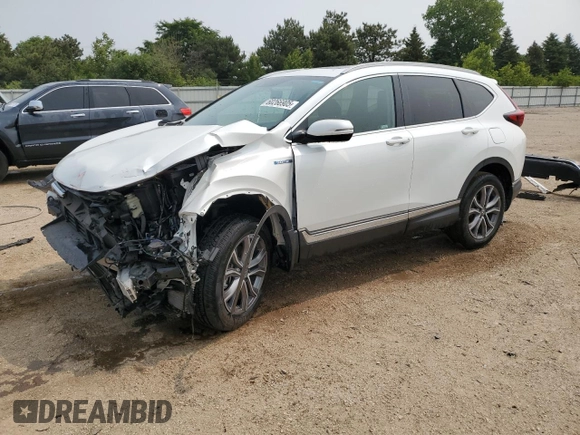 2021 Honda CR-V Touring with VIN 7FART6H96ME005154, listed as a Copart auction lot 60266905 with 54,624 mi miles and Salvage title. Bid and sale history available at DreamBid. Image 1.