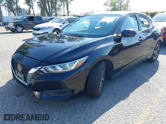 2022 Nissan Sentra SV with VIN 3N1AB8CV2NY241594, listed as a IAAI auction lot 41993360 with 54,857 mi miles and . Bid and sale history available at DreamBid. Image 17.