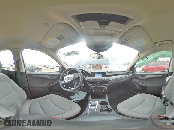 2020 Ford Escape S with VIN 1FMCU9F61LUC40894, listed as a Copart auction lot 53711635 with 59,950 mi miles and Salvage title. Bid and sale history available at DreamBid. Image 14.