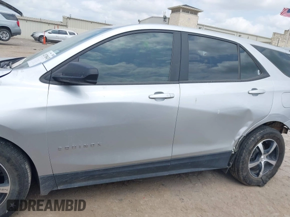 2022 Chevrolet Equinox LS with VIN 3GNAXHEV2NS192791, listed as a IAAI auction lot 42078843 with 33,137 mi miles and . Bid and sale history available at DreamBid. Image 14.