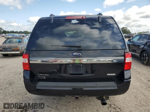 2017 Ford Expedition Max Limited with VIN 1FMJK2AT4HEA55161, listed as a Copart auction lot 62982615 with 153,249 mi miles and Salvage title. Bid and sale history available at DreamBid. Image 6.