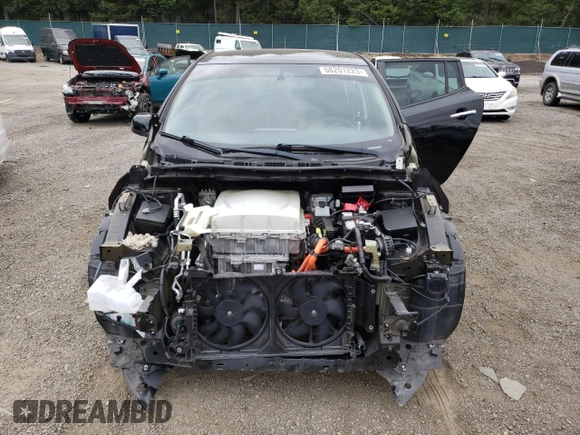 2017 Nissan LEAF SL with VIN 1N4BZ0CP7HC301775, listed as a Copart auction lot 58201223 with 56,662 mi miles. Bid and sale history available at carsss.com. Image 5.