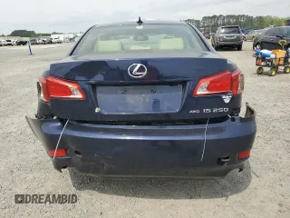 2013 Lexus IS 250 with VIN JTHCF5C21D5061869, listed as a Copart auction lot 52397995 with 188,554 mi miles and Salvage Title. Bid and sale history available at DreamBid. Image 6.