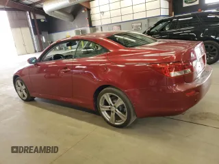 2012 Lexus IS 250 C z VIN JTHFF2C29C2526040, wystawiony jako Copart lot #87149204 z przebiegiem 153 211 mil mil oraz Czysty tytuł • Clean title. Historia ofert i sprzedaży dostępna na DreamBid. Obrazek 2.