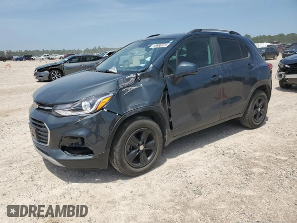 2021 Chevrolet Trax LT with VIN KL7CJPSB0MB325921, listed as a Copart auction lot 56986325 with 78,937 mi miles and Salvage title. Bid and sale history available at DreamBid. Image 1.