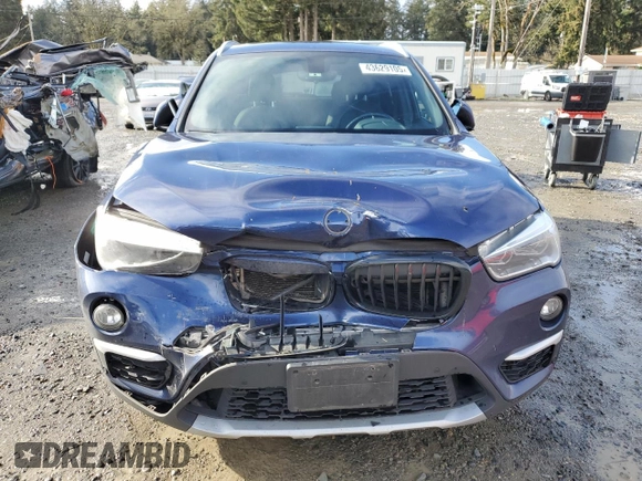 2016 BMW X1 xDrive28i with VIN WBXHT3C3XG5E56687, listed as a Copart auction lot 43629105 with 84,403 mi miles and Salvage Title. Bid and sale history available at carsss.com. Image 5.