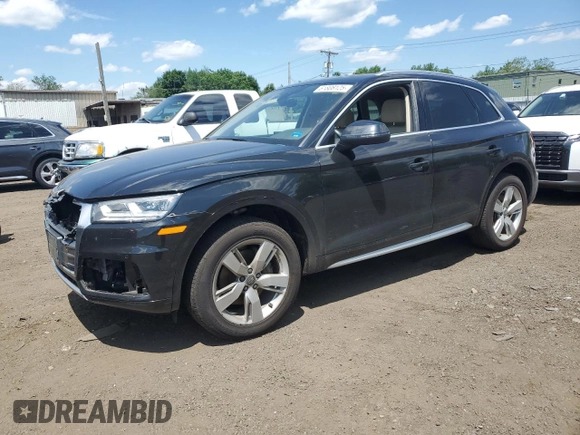 2018 Audi Q5 Premium Plus with VIN WA1BNAFYXJ2095826, listed as a Copart auction lot 61808125 with 33,211 mi miles and Salvage title. Bid and sale history available at DreamBid. Image 1.