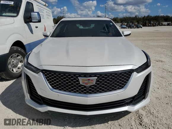 2023 Cadillac CT5 Premium Luxury with VIN 1G6DN5RK0P0103730, listed as a Copart auction lot 76342844 with Not provided miles and Salvage title. Bid and sale history available at DreamBid. Image 5.