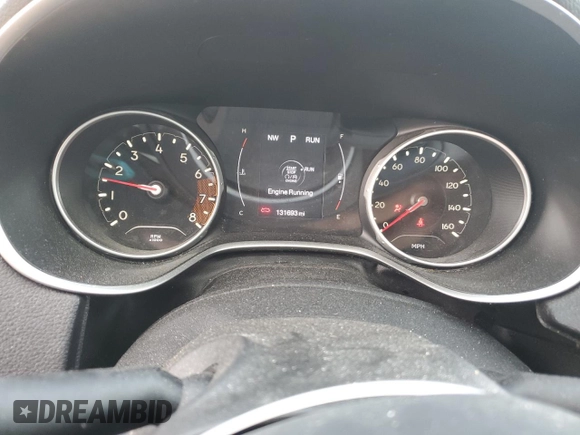 2018 Jeep Compass Sport with VIN 3C4NJCAB5JT272312, listed as a Copart auction lot 56700395 with 131,693 mi miles and Salvage title. Bid and sale history available at DreamBid. Image 9.