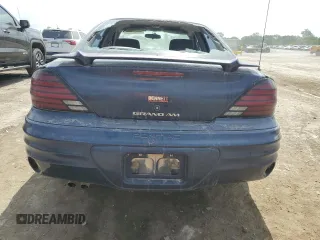 2001 Pontiac Grand Am SE1 with VIN 1G2NF52T31M547738, listed as a Copart auction lot 57442525 with 180,899 mi miles and Salvage title. Bid and sale history available at DreamBid. Image 6.