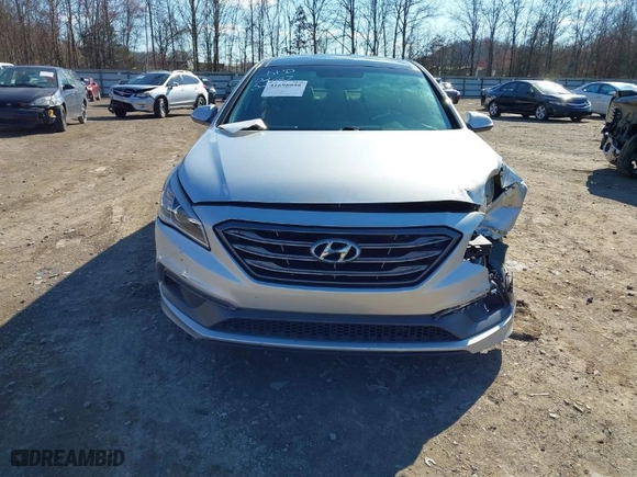 2016 Hyundai Sonata 2.4L Sport with VIN 5NPE34AF8GH265222, listed as a IAAI auction lot 41698098 with 114,805 mi miles. Bid and sale history available at carsss.com. Image 12.