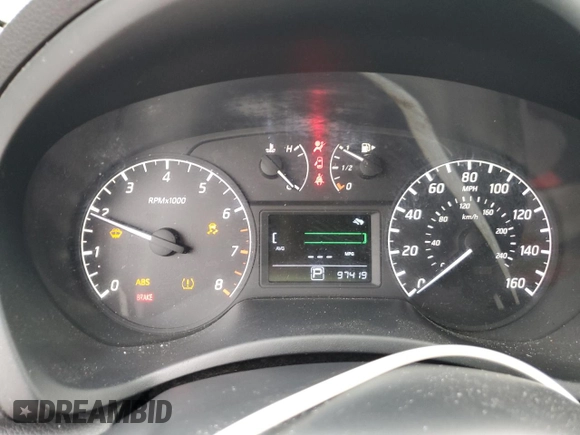 2016 Nissan Sentra SV with VIN 3N1AB7AP7GY300902, listed as a Copart auction lot 82529844 with 97,419 mi miles and Salvage Title. Bid and sale history available at DreamBid. Image 9.
