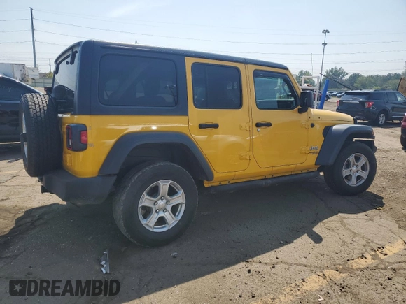 2020 Jeep Wrangler Unlimited Willys z VIN 1C4HJXDG1LW265611, wystawiony jako Copart lot #67928914 z przebiegiem 73 516 mil mil oraz Szkoda całkowita • Salvage title. Historia ofert i sprzedaży dostępna na DreamBid. Obrazek 3.
