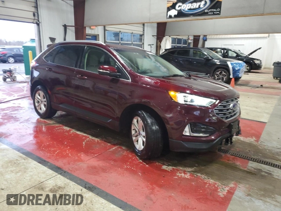 2020 Ford Edge SEL with VIN 2FMPK4J98LBA47837, listed as a Copart auction lot 51594465 with 36,233 mi miles and Salvage Title. Bid and sale history available at carsss.com. Image 4.