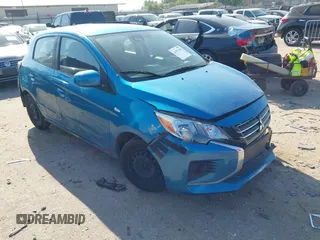 2021 Mitsubishi Mirage ES z VIN ML32AUHJ5MH002086, wystawiony jako IAAI lot #41973394 z przebiegiem 63 010 mil mil oraz . Historia ofert i sprzedaży dostępna na DreamBid. Obrazek 1.