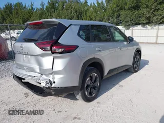 2025 Nissan Rogue SV with VIN 5N1BT3BA2SC808953, listed as a IAAI auction lot 42045667 with 6,717 mi miles and . Bid and sale history available at carsss.com. Image 4.