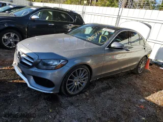 2016 Mercedes-Benz C-Class C 300 with VIN WDDWF4JB0GR144028, listed as a Copart auction lot 80025963 with 67,597 mi miles and Salvage Title. Bid and sale history available at carsss.com. Image 1.