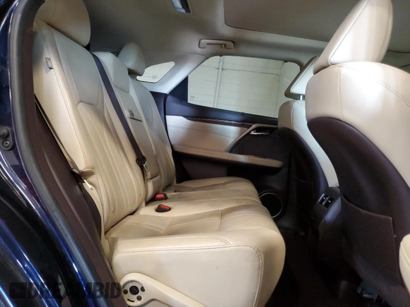 2018 Lexus RX 450h with VIN 2T2BGMCA9JC021481, listed as a Copart auction lot 57111405 with 186,533 mi miles and Salvage title. Bid and sale history available at DreamBid. Image 11.