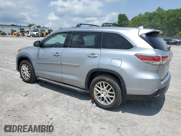 2015 Toyota Highlander Limited with VIN 5TDDCRFH1FS007412, listed as a Copart auction lot 55097685 with 271,579 mi miles and Clean title. Bid and sale history available at DreamBid. Image 2.