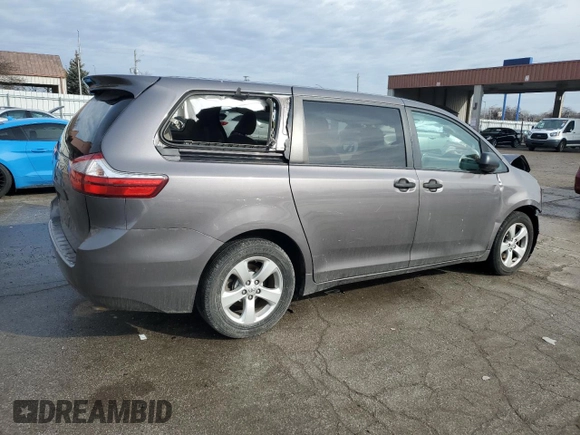 2016 Toyota Sienna L with VIN 5TDZK3DCXGS690788, listed as a Copart auction lot 43284565 with 154,559 mi miles and Salvage title. Bid and sale history available at DreamBid. Image 3.
