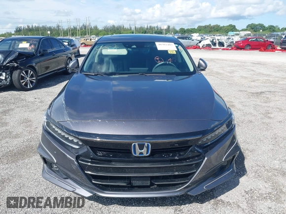 2022 Honda Accord Touring with VIN 1HGCV3F91NA031010, listed as a IAAI auction lot 40302407 with 18,820 mi miles and . Bid and sale history available at DreamBid. Image 12.