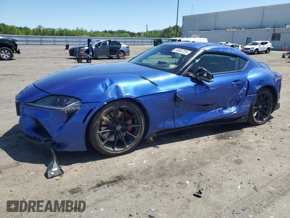 2024 Toyota Supra 3.0 with VIN WZ1DB0G05RW066072, listed as a Copart auction lot 54894725 with 11,892 mi miles and Salvage title. Bid and sale history available at DreamBid. Image 1.
