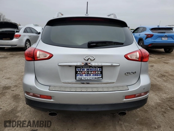 2014 Infiniti QX50 Journey with VIN JN1BJ0HR4EM191577, listed as a Copart auction lot 77344954 with 0 mi miles and Salvage Title. Bid and sale history available at carsss.com. Image 6.