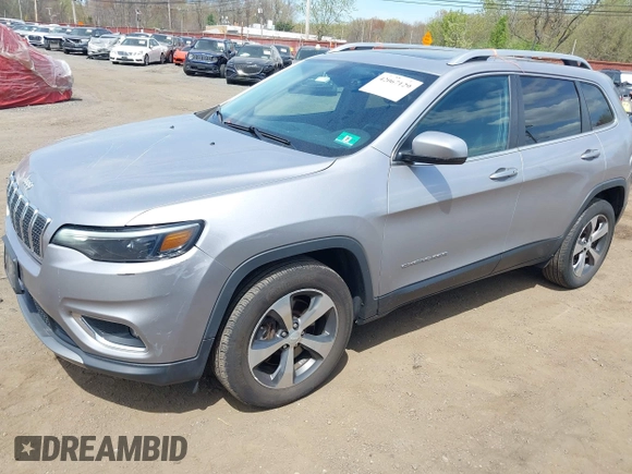 2019 Jeep Cherokee Limited with VIN 1C4PJMDX3KD254825, listed as a IAAI auction lot 42067129 with 120,304 mi miles and . Bid and sale history available at DreamBid. Image 2.