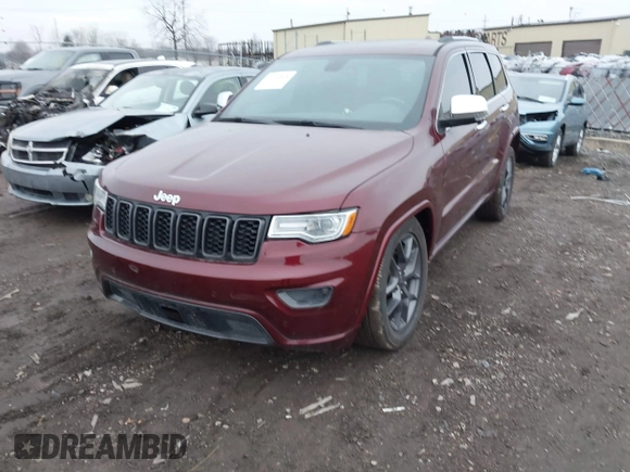 2018 Jeep Grand Cherokee High Altitude with VIN 1C4RJFCG6JC266462, listed as a IAAI auction lot 41206838 with 42,570 mi miles. Bid and sale history available at carsss.com. Image 2.