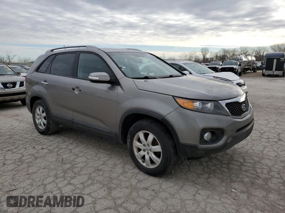 2012 Kia Sorento LX with VIN 5XYKT4A66CG281987, listed as a Copart auction lot 50423135 with Not Provided miles and Clean Title. Bid and sale history available at DreamBid. Image 4.