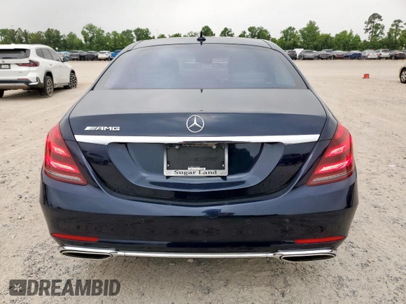 2020 Mercedes-Benz S 560 z VIN W1KUG8DB1LA586803, wystawiony jako Copart lot #55816675 z przebiegiem 55 539 mil mil oraz Nie do naprawy • Non repairable. Historia ofert i sprzedaży dostępna na DreamBid. Obrazek 6.