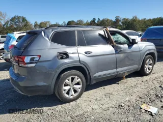 2020 Volkswagen Atlas S with VIN 1V2AP2CA9LC501633, listed as a Copart auction lot 75040264 with 104,853 mi miles and Salvage title. Bid and sale history available at DreamBid. Image 3.