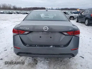 2021 Nissan Sentra SV with VIN 3N1AB8CVXMY284398, listed as a Copart auction lot 41612605 with 87,665 mi miles and Salvage Title. Bid and sale history available at carsss.com. Image 6.