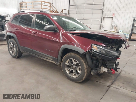 2019 Jeep Cherokee Trailhawk with VIN 1C4PJMBX7KD200267, listed as a IAAI auction lot 42216422 with Not provided miles and . Bid and sale history available at DreamBid. Image 1.