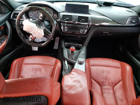 2018 BMW M3 with VIN WBS8M9C53J5K98821, listed as a Copart auction lot 37048984 with 0 mi miles. Bid and sale history available at carsss.com. Image 8.