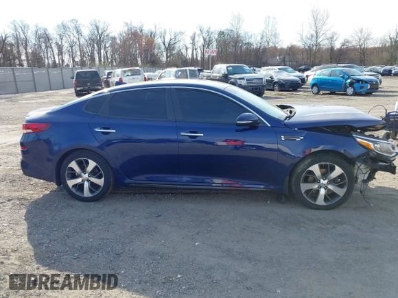 2019 Kia Optima LX with VIN 5XXGT4L38KG365515, listed as a IAAI auction lot 41829120 with 86,510 mi miles. Bid and sale history available at carsss.com. Image 13.