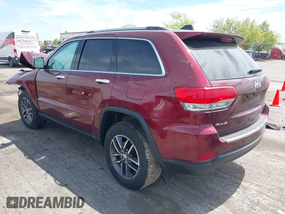 2018 Jeep Grand Cherokee Limited with VIN 1C4RJFBG7JC199758, listed as a IAAI auction lot 42241394 with 108,141 mi miles and . Bid and sale history available at DreamBid. Image 3.