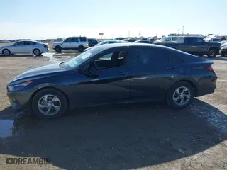 2021 Hyundai Elantra SE with VIN 5NPLL4AG2MH047465, listed as a IAAI auction lot 40949209 with 1 mi miles. Bid and sale history available at carsss.com. Image 6.