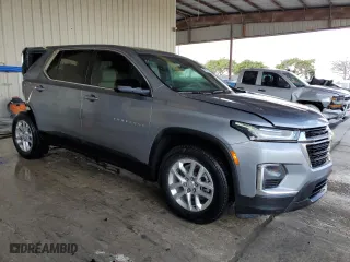 2023 Chevrolet Traverse LS with VIN 1GNERFKW0PJ115841, listed as a Copart auction lot 85072174 with 15,574 mi miles and Non Repairable. Bid and sale history available at carsss.com. Image 4.