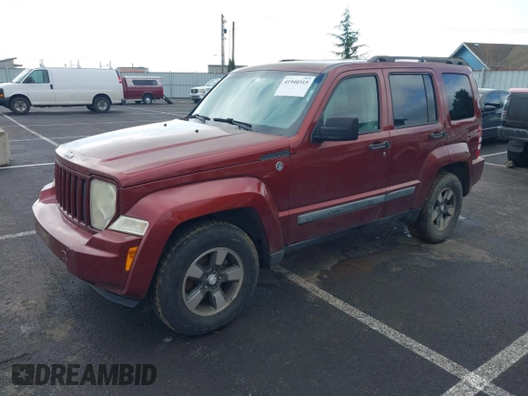 2008 Jeep Liberty Sport with VIN 1J8GN28K08W105513, listed as a IAAI auction lot 41940315 with Not Provided miles and . Bid and sale history available at DreamBid. Image 2.