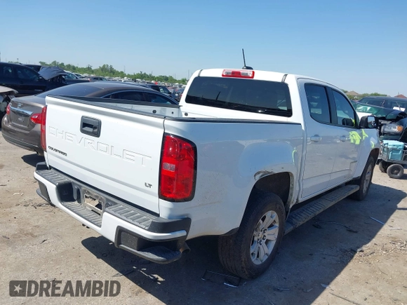 2022 Chevrolet Colorado 2WD LT с VIN 1GCGSCEA0N1313191, выставлен на аукционе IAAI как лот 41976729 с пробегом 27 568 миль миль и . История ставок и продаж доступна на DreamBid. Изображение 4.