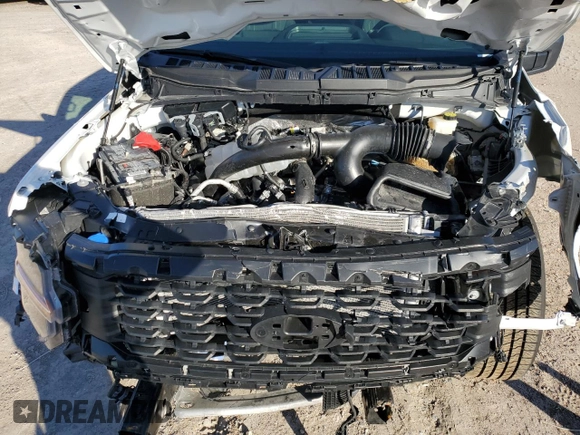 2024 Ford F-150 STX with VIN 1FTEW2KP2RKE14473, listed as a Copart auction lot 87237644 with 1,837 mi miles and Salvage Title. Bid and sale history available at carsss.com. Image 11.