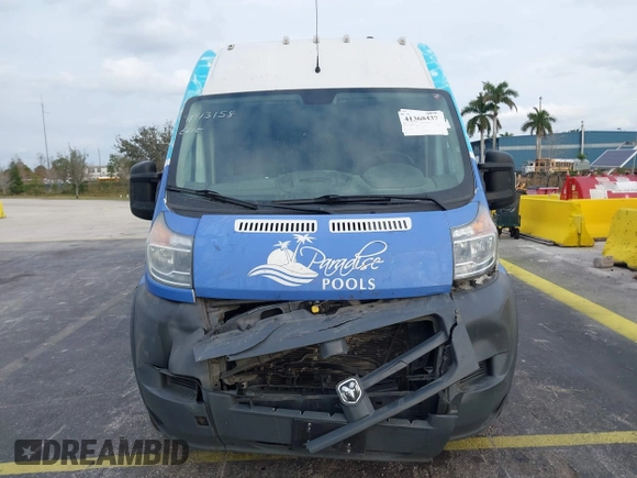 2017 Ram ProMaster Cargo with VIN 3C6TRVBG2HE524285, listed as a IAAI auction lot 41368437 with 187,580 mi miles and . Bid and sale history available at DreamBid. Image 12.