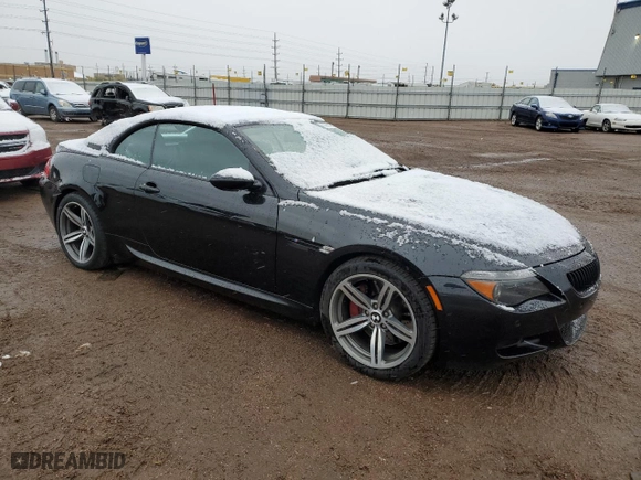 2007 BMW 6 Series M6 with VIN WBSEK93517CY78050, listed as a Copart auction lot 77891944 with 83,403 mi miles and Salvage Title. Bid and sale history available at carsss.com. Image 4.