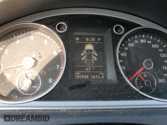 2012 Volkswagen CC Sport z VIN WVWMN7ANXCE515407, wystawiony jako Copart lot #52507705 z przebiegiem 181 036 mil mil oraz Szkoda całkowita • Salvage title. Historia ofert i sprzedaży dostępna na DreamBid. Obrazek 9.