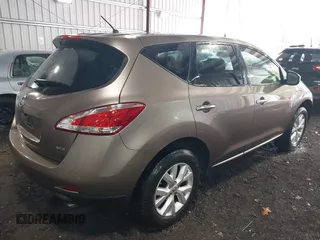 2012 Nissan Murano SV with VIN JN8AZ1MW9CW229619, listed as a IAAI auction lot 41943400 with 124,198 mi miles and . Bid and sale history available at carsss.com. Image 4.
