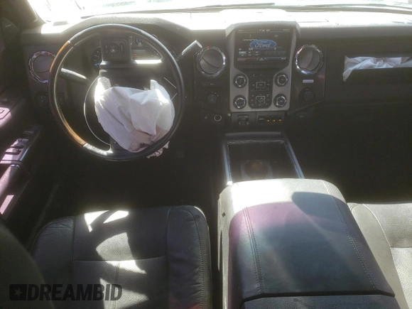 2015 Ford F-350 Platinum with VIN 1FT8W3BT3FEA22502, listed as a Copart auction lot 45839334 with 139,969 mi miles and Salvage title. Bid and sale history available at DreamBid. Image 8.