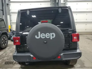 2020 Jeep Wrangler Unlimited Sport Altitude with VIN 1C4HJXDG1LW190876, listed as a Copart auction lot 54602445 with 75,875 mi miles and Salvage title. Bid and sale history available at DreamBid. Image 6.