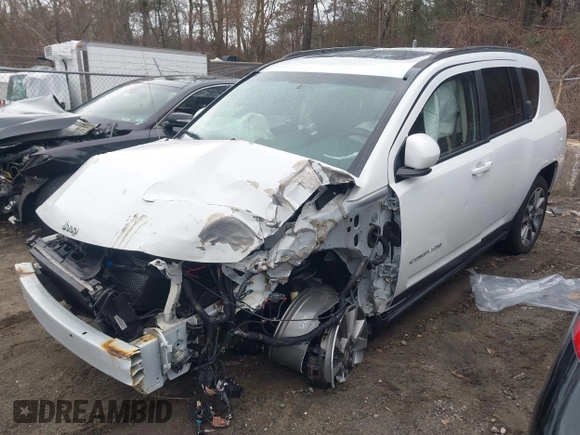 2016 Jeep Compass High Altitude Edition with VIN 1C4NJDEB4GD572163, listed as a IAAI auction lot 41728766 with 79,882 mi miles. Bid and sale history available at carsss.com. Image 17.